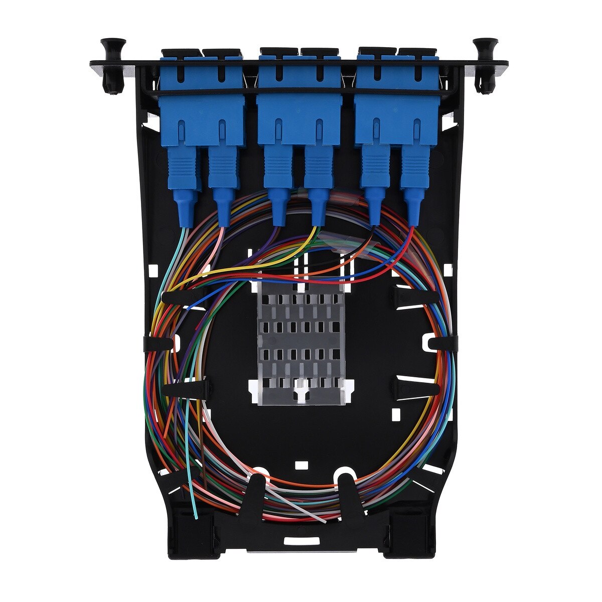 HD Splice Cassette, 12 Fiber, Duplex, SC/UPC, 9 µm OS2, 1 m Pigtails 2